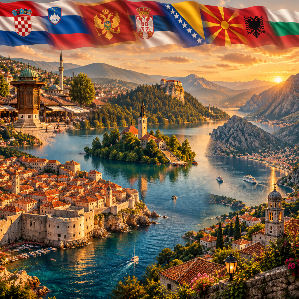 Balkans (5+ areas) 1GB 7Days eSIM – 1GB of data – 7 days